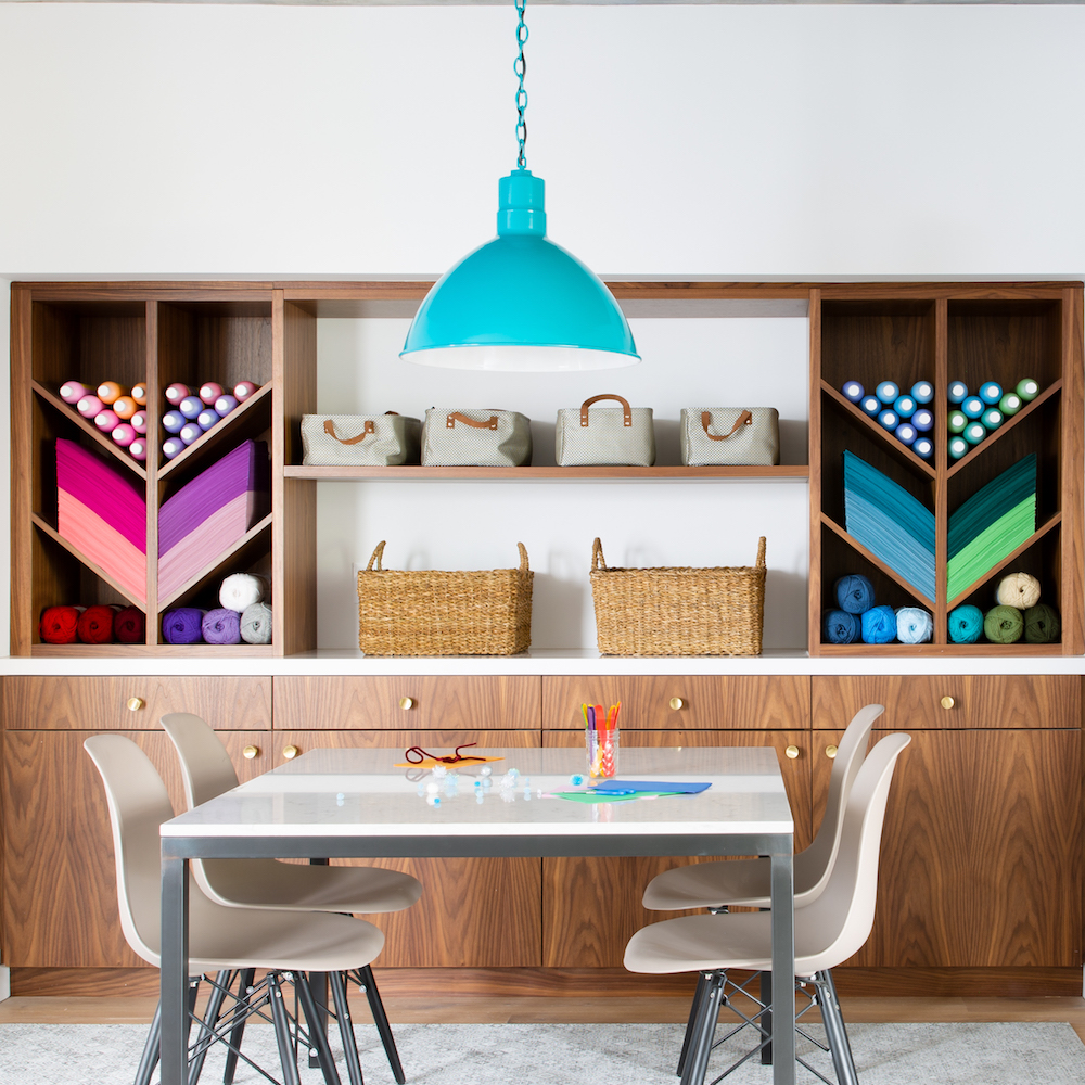 Wilcox Deep Bowl Chain Hung Pendant Light | Design by Regan Baker Design and Photography by Suzanna Scott Photography